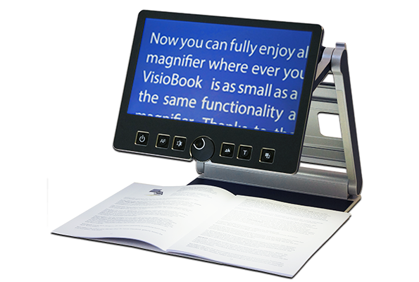 videoingranditore portatile visiobook - frontale