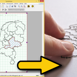 software grafica tattile tactileview - frontale